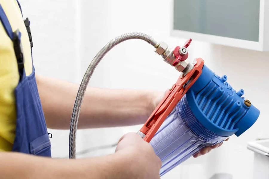 Installing a water filtration system